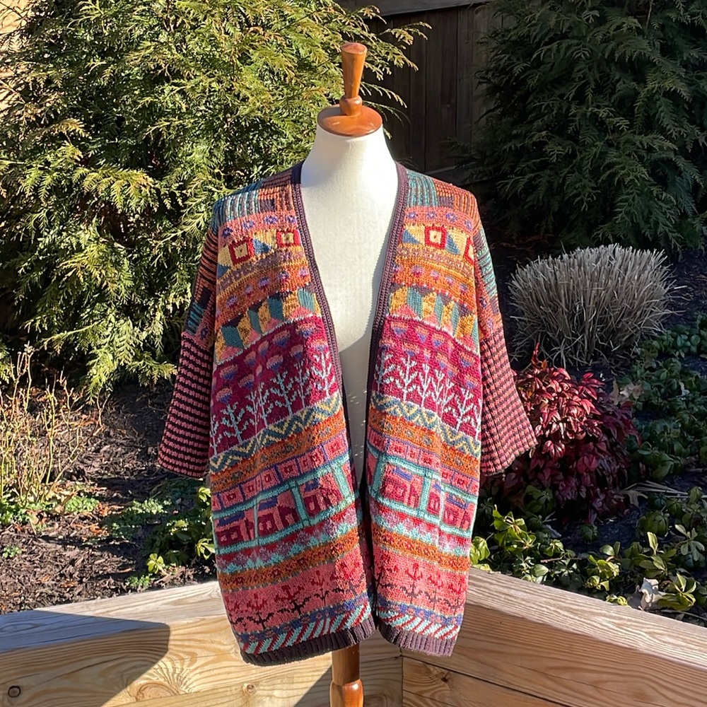 Peruvian Connection Sampler Cardigan - Picture 3 of 15